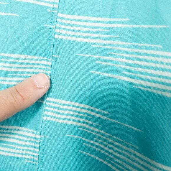 Columbia Prima Agua Omni Wick Dress Womens Medium Geyser Atari Print Athletic - Picture 12 of 14